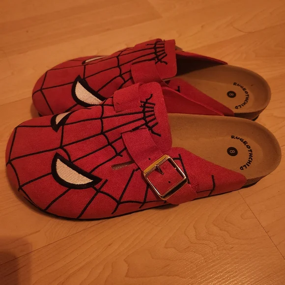 Birkenstock Red Spider Design Loafers - Picture 2 of 4